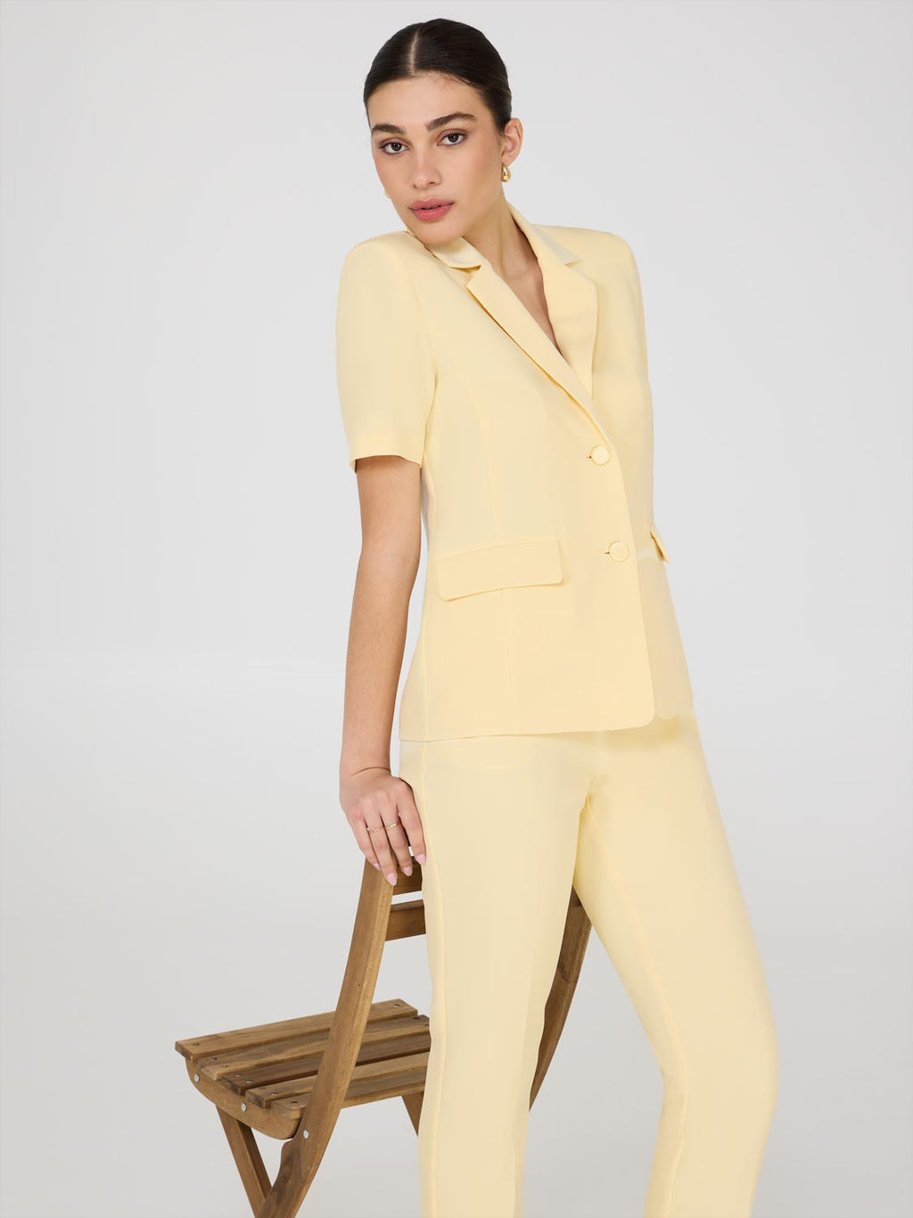 Blazer à manches courtes