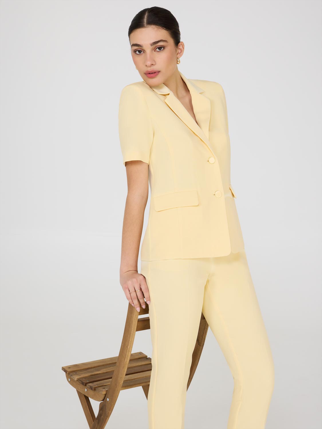Blazer à manches courtes