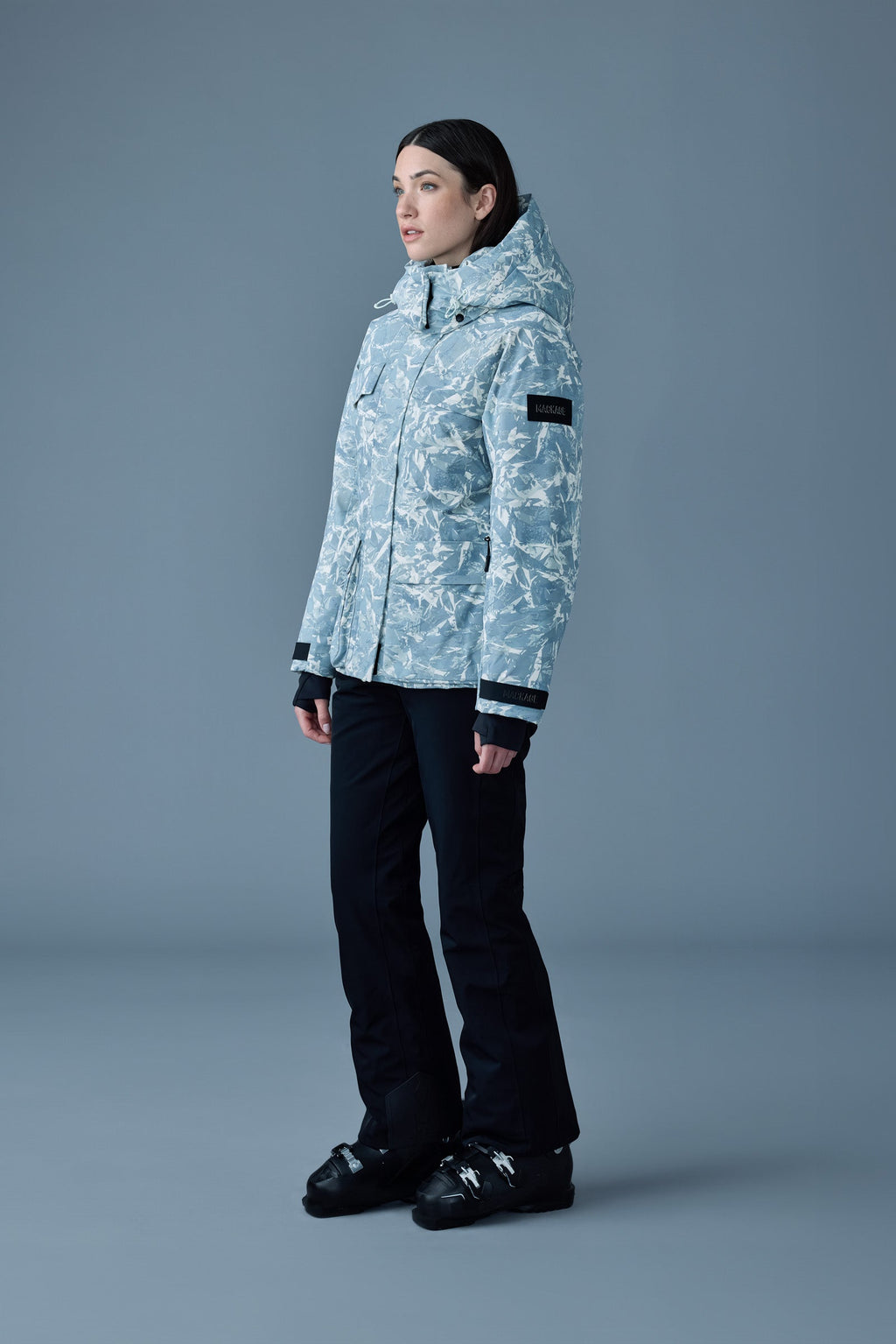 Veste de ski en duvet à imprimé Frost ICLYN-FP