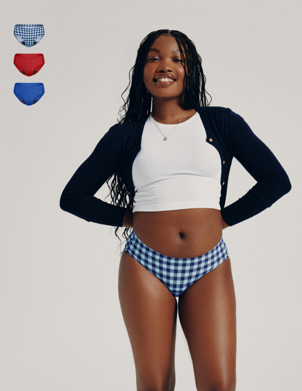 Teen Leakproof UltraThin No-Show Bikini 3-Pack