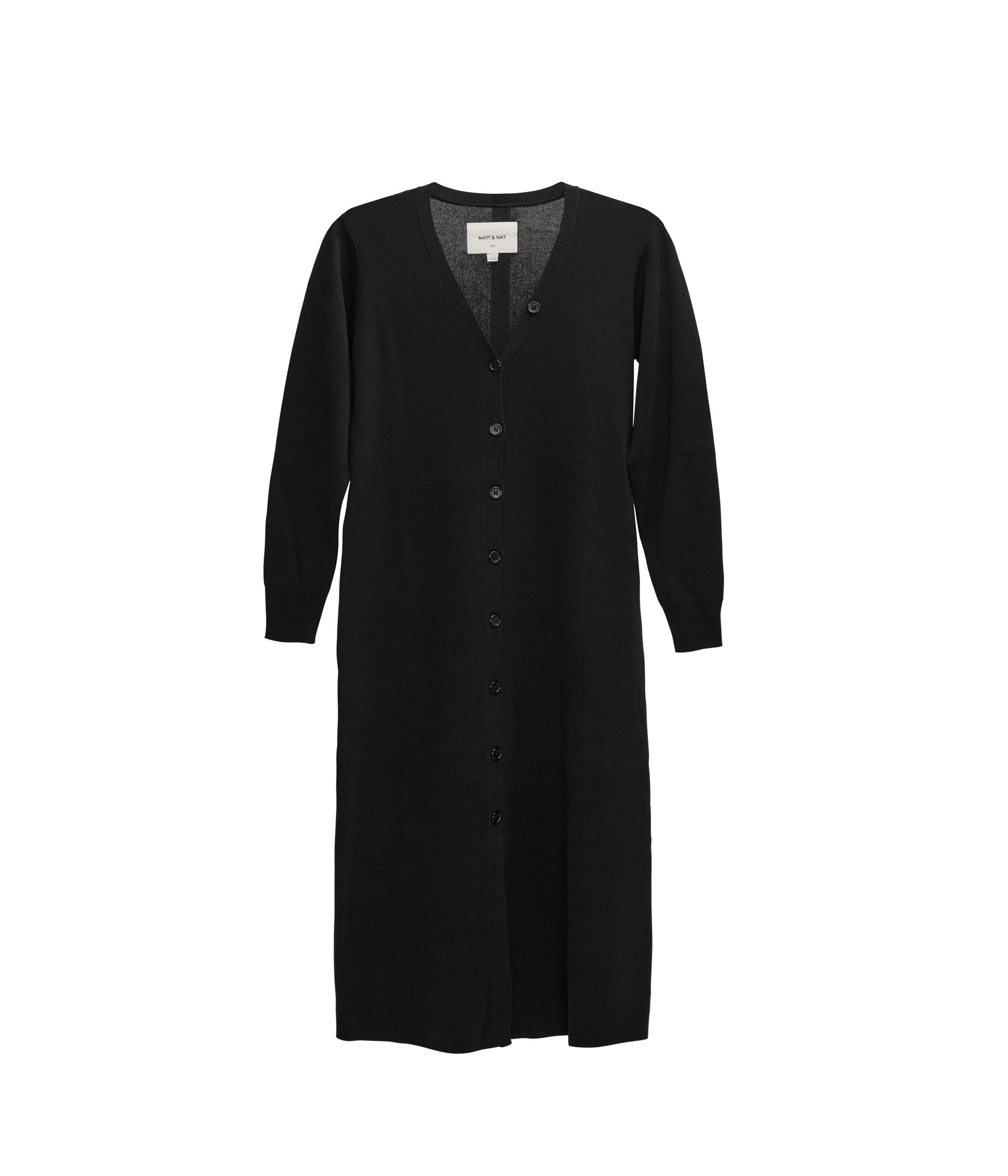 FRANEK Cardigan long à manches longues et boutons sur le devant