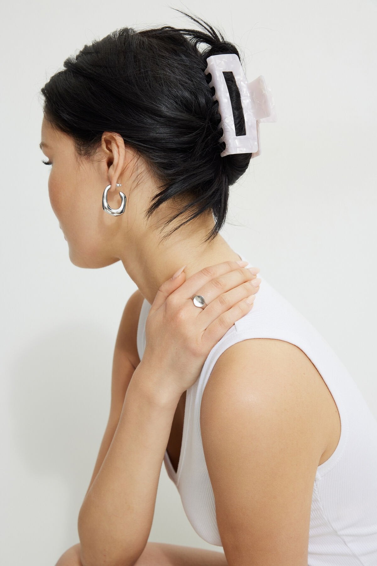 Cutout Acetate Claw Hair Clip