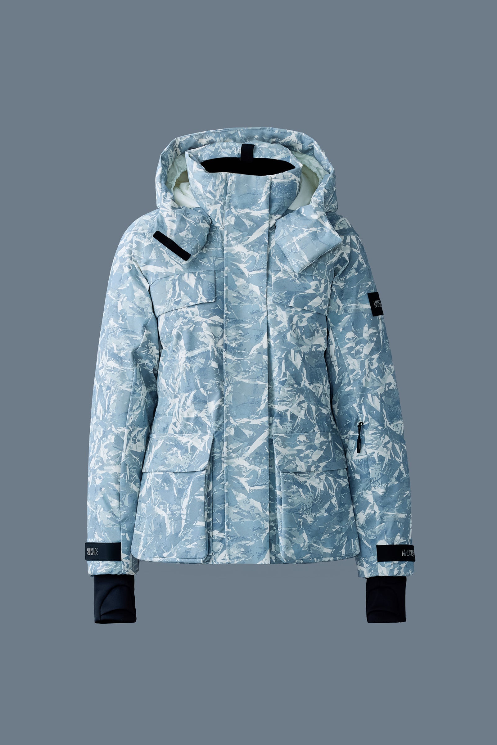 Veste de ski en duvet à imprimé Frost ICLYN-FP