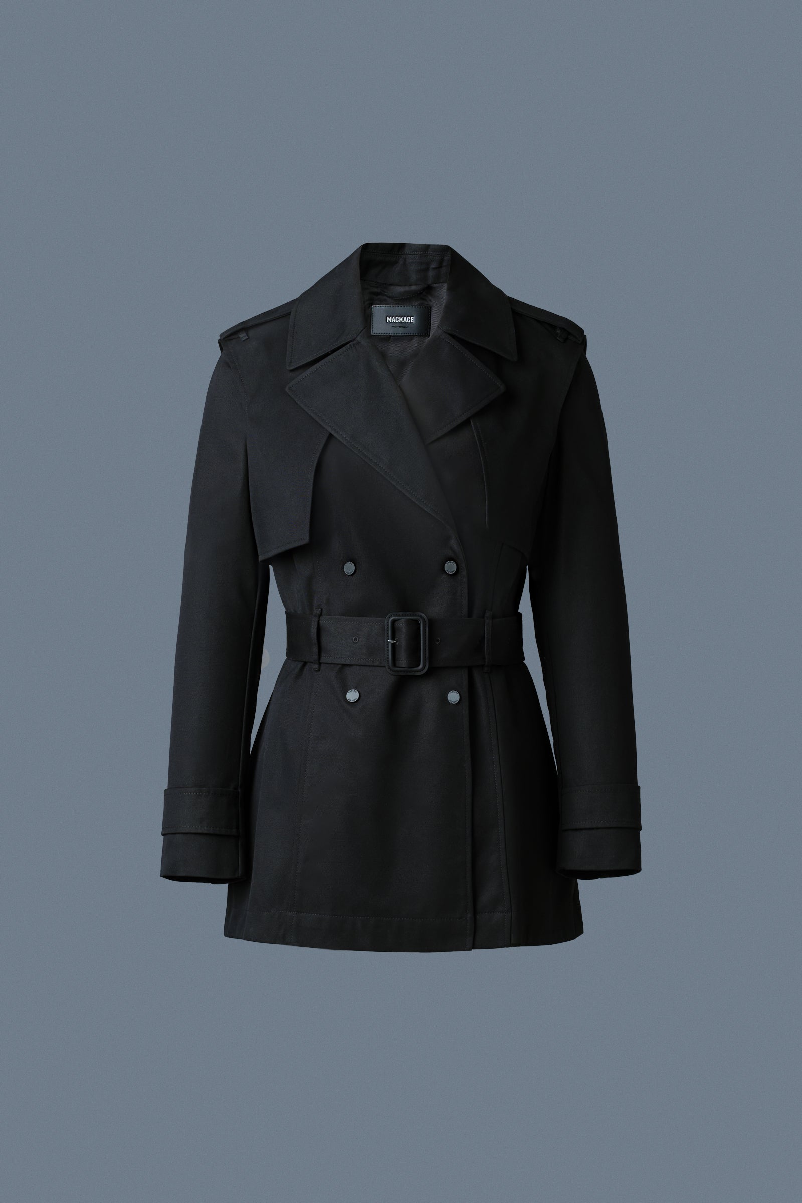 Trench mi-long ADVA avec ceinture à boucle