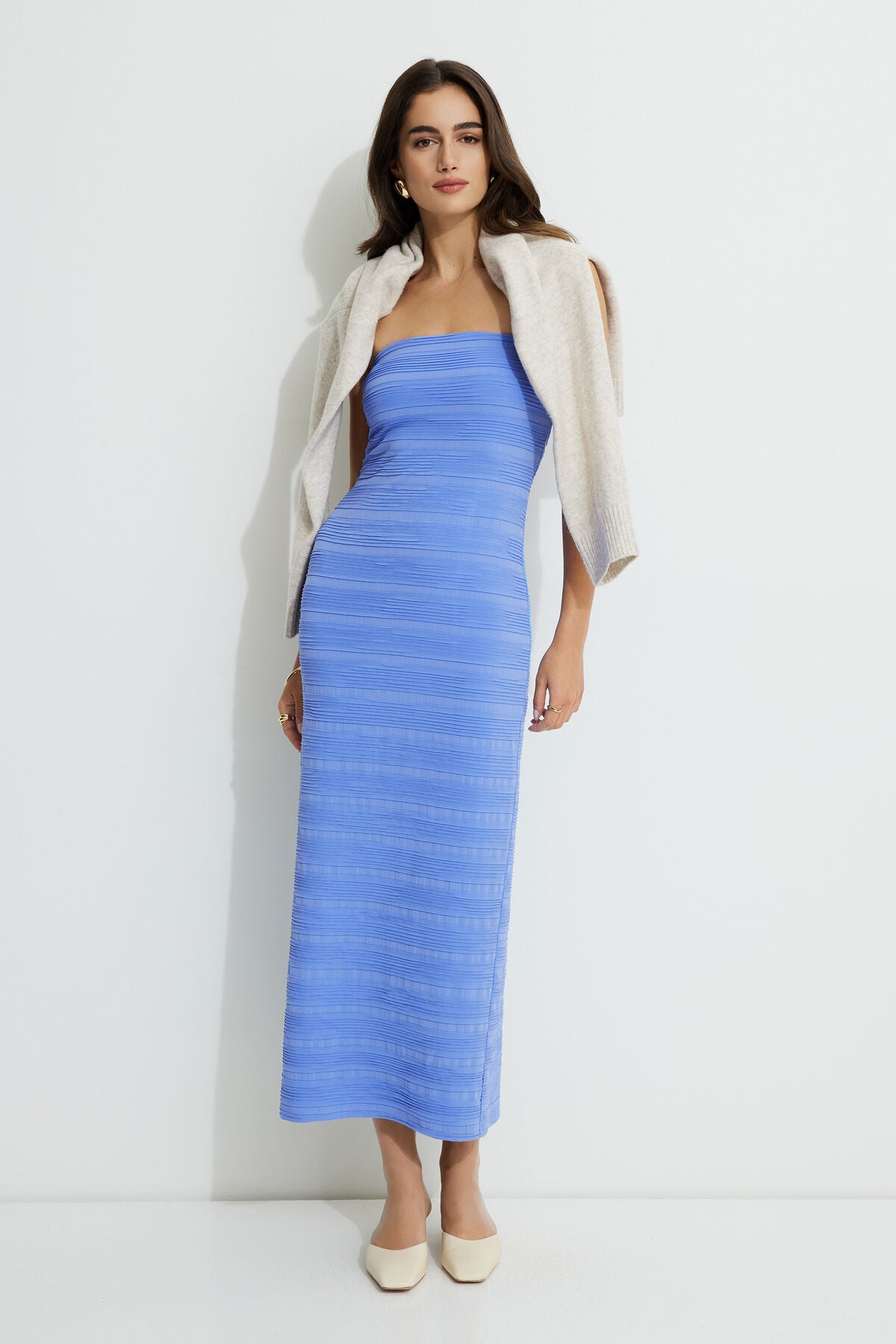 Robe tube longue Elyse