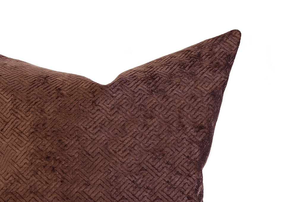 Housse de coussin en chenille quartz