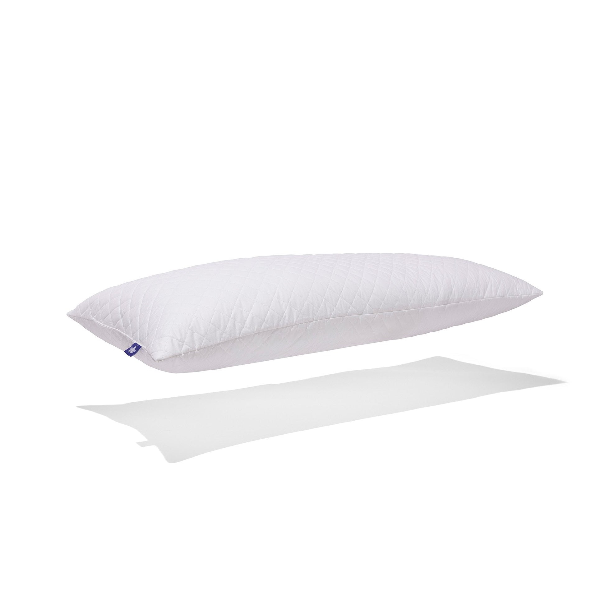 Oreiller de corps matelassé en plumes d'oie blanche