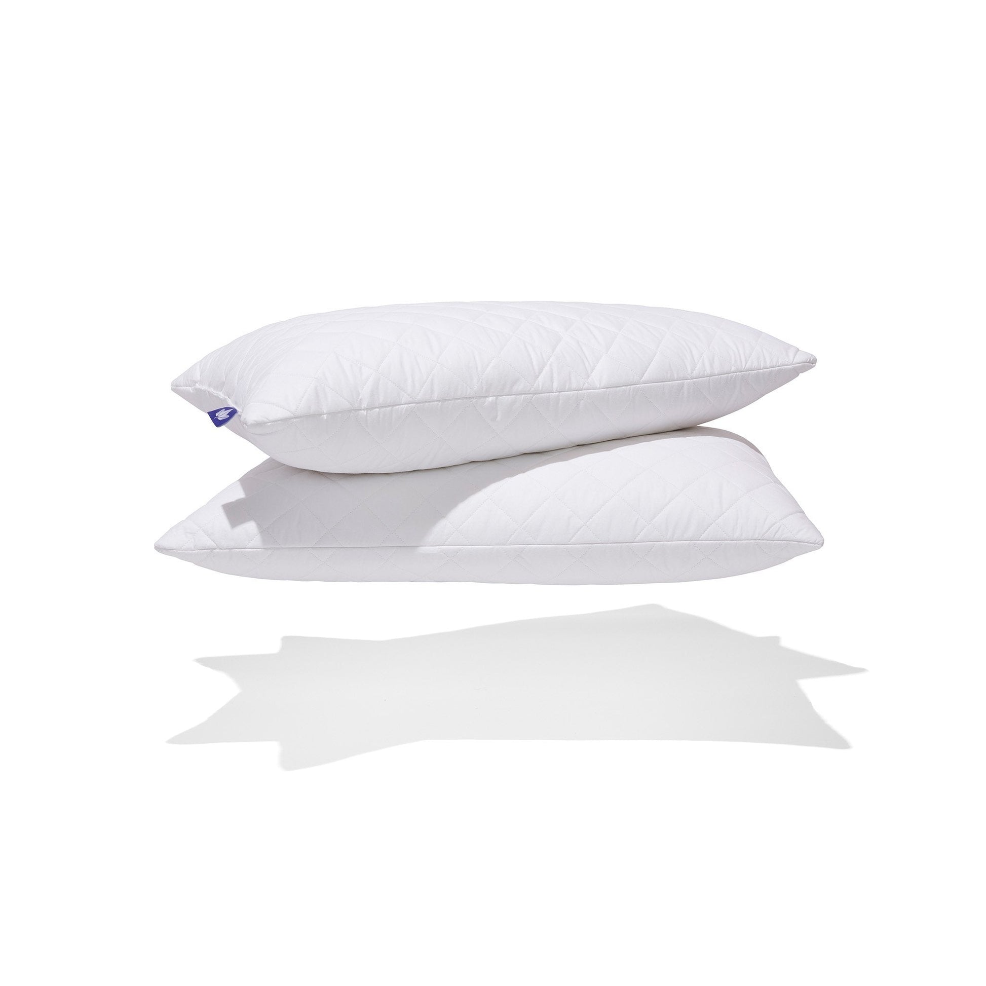Oreiller matelassé en plumes d'oie blanche