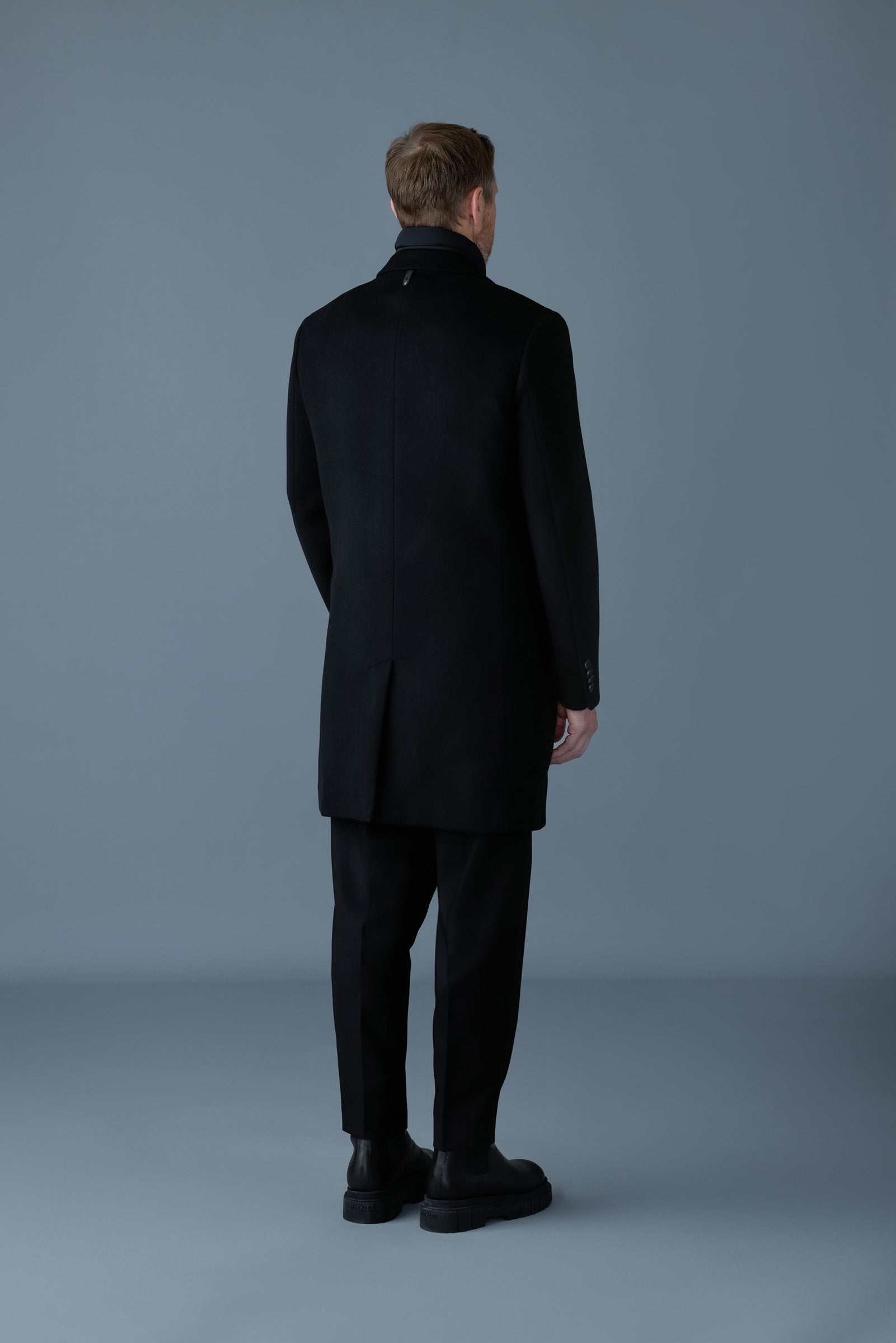 SKAI-SLB 3-in-1 wool coat with removable down liner