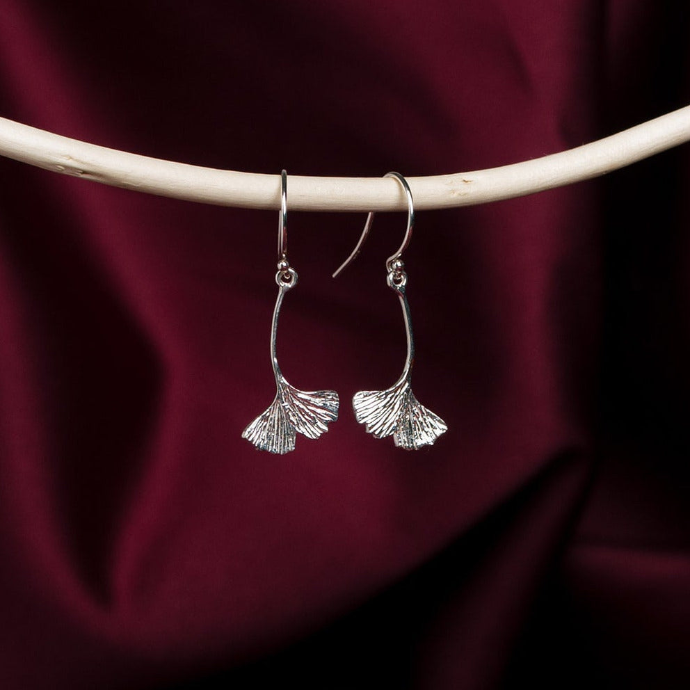 Ginkgo Dangle Earrings - Small
