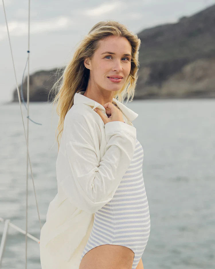 Women's Del Mar Shirt | Ivory | Rylee & Cru