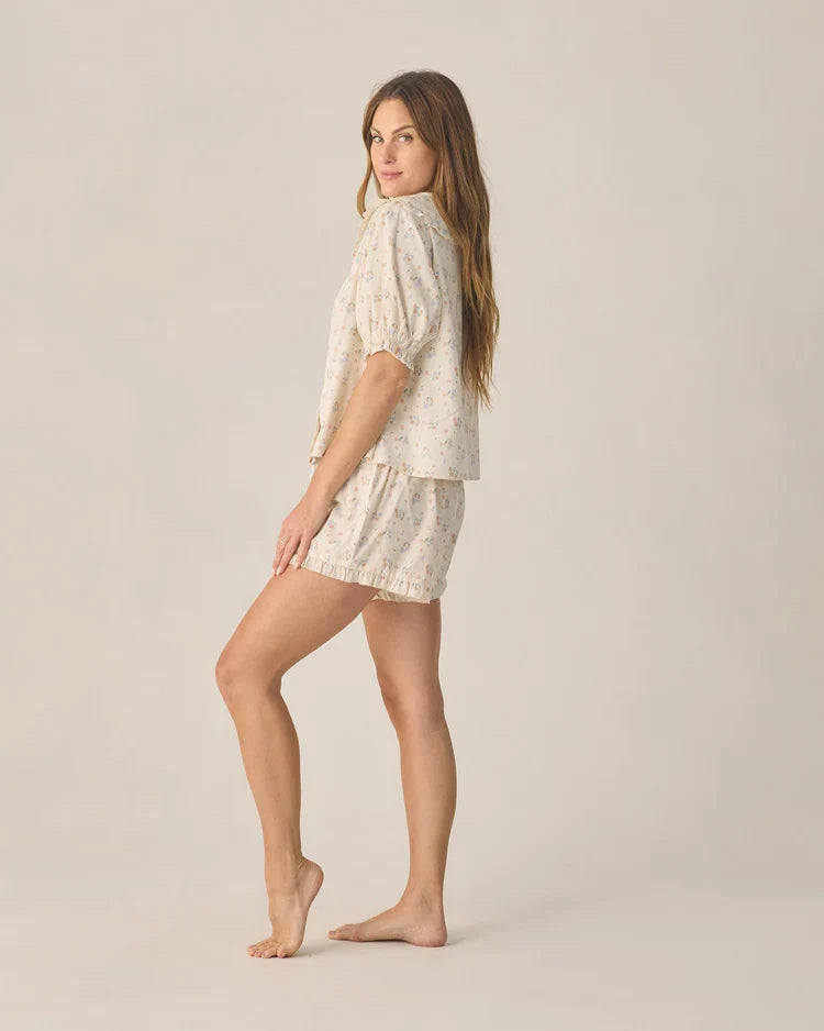 Women's Delilah Pajama Set | Pastel Garden | Rylee & Cru