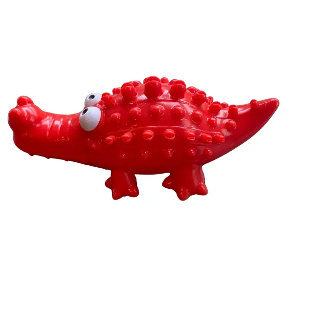 Alligator Dog Chew Toy - Squeaks