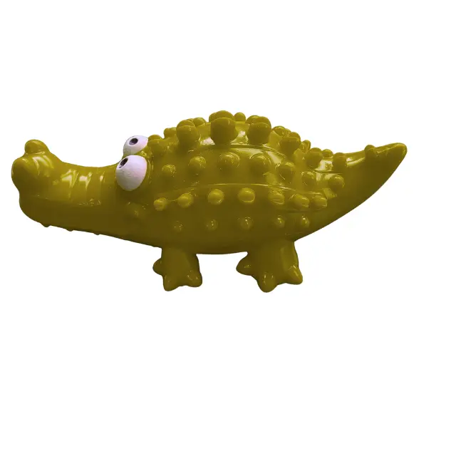 Alligator Dog Chew Toy - Squeaks
