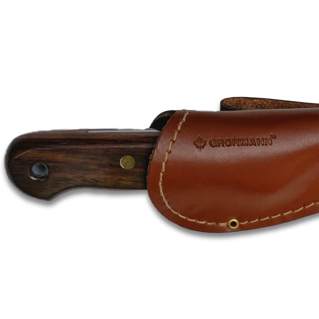Regular Line Fillet Knife & Leather Sheath 6" Blade