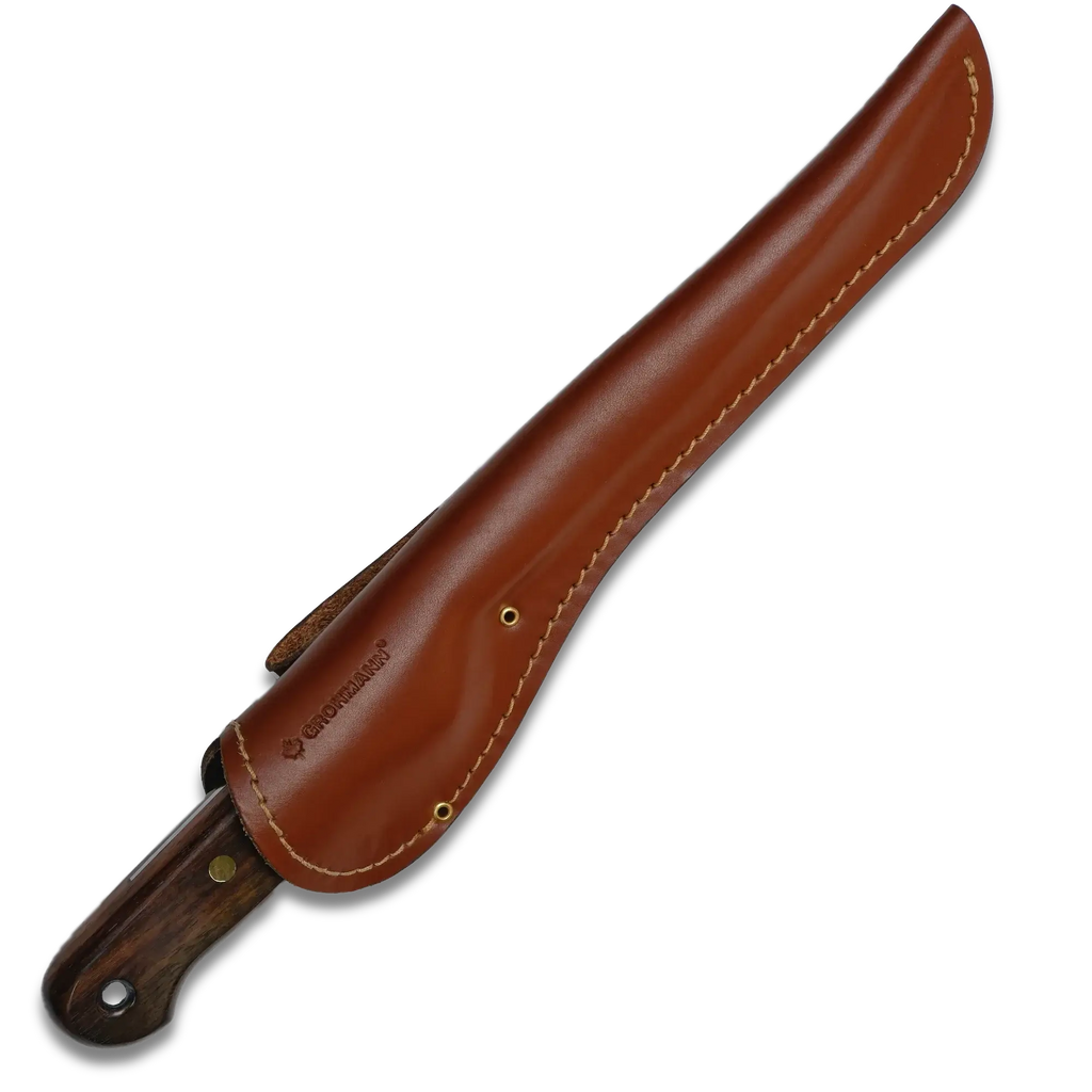 Regular Line Fillet Knife & Leather Sheath 6" Blade