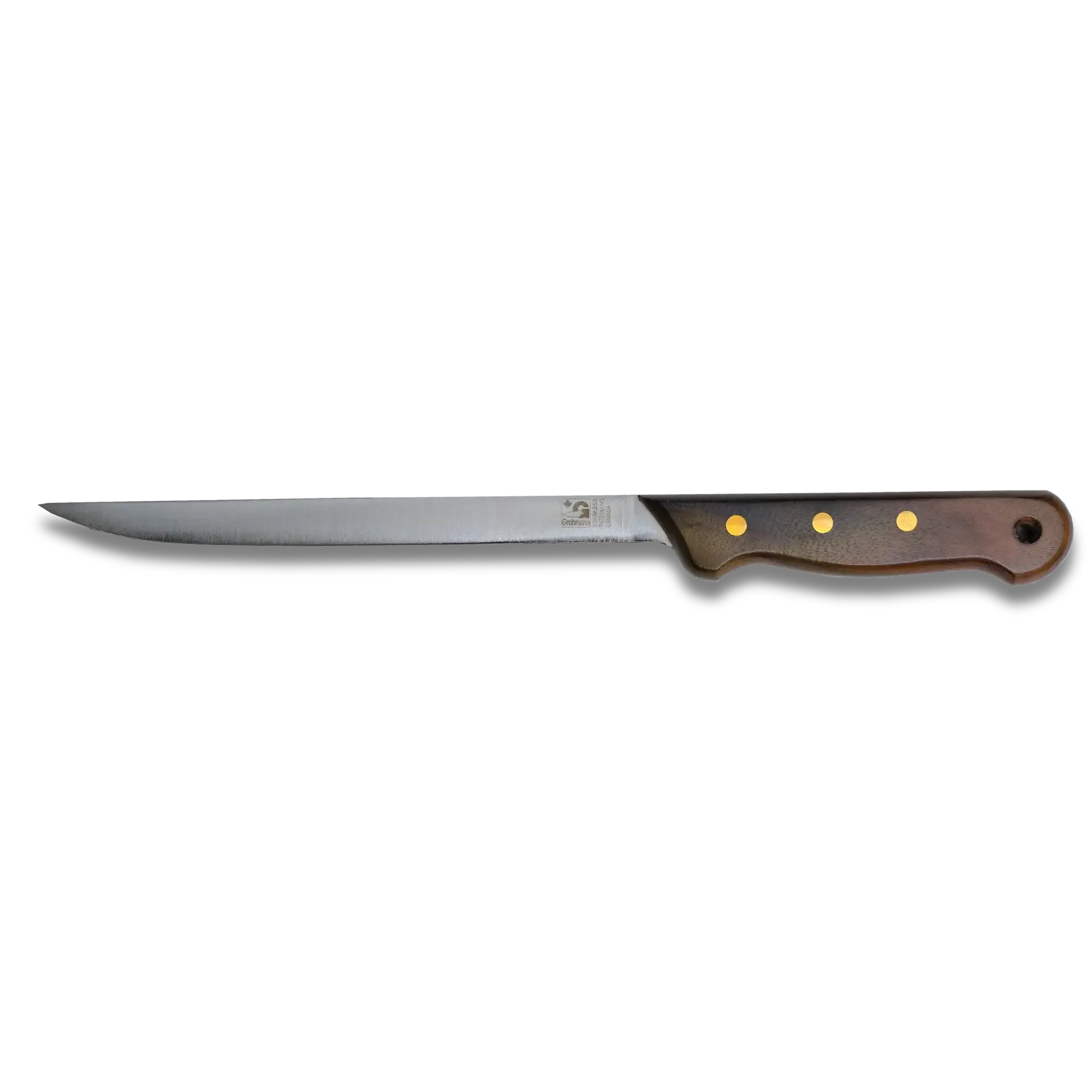 Regular Line Fillet Knife & Leather Sheath 8" Blade