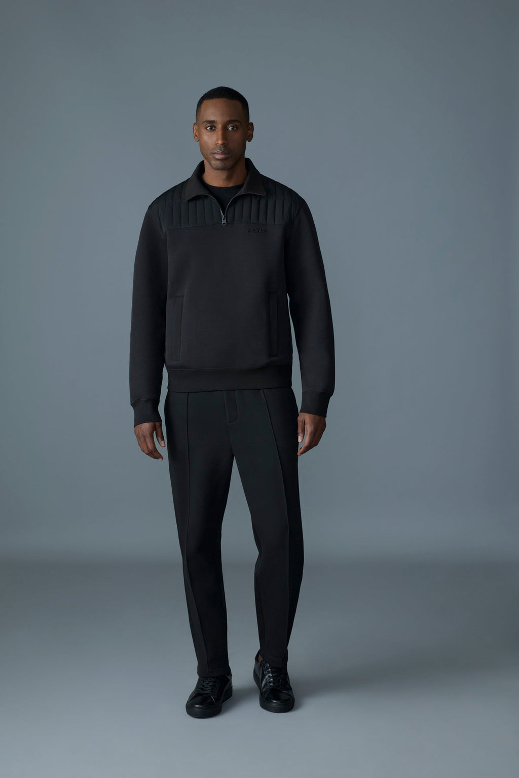 COREY Hybrid Down Quarter-Zip Sweater