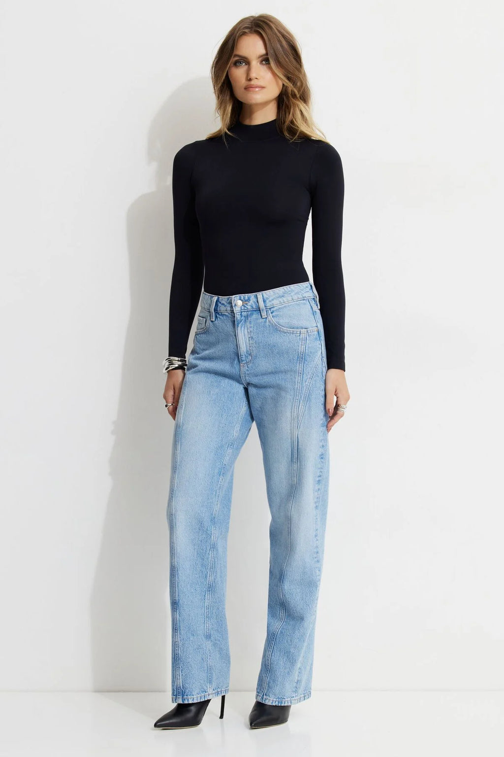 Mika Relaxed Straight Twisted Seam Jeans