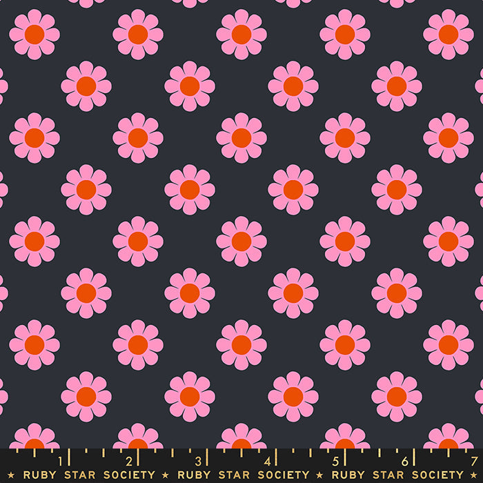 RSS Meadow Star - Honey Pie Soft Black, 1/4 yard