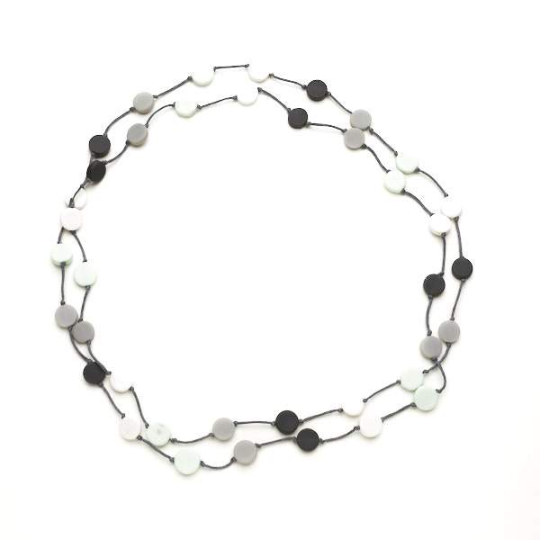 Simple Resin Disc Necklace