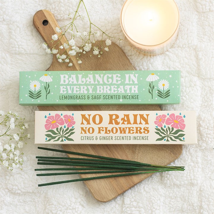 No Rain, No Flowers Incense Stick Packs