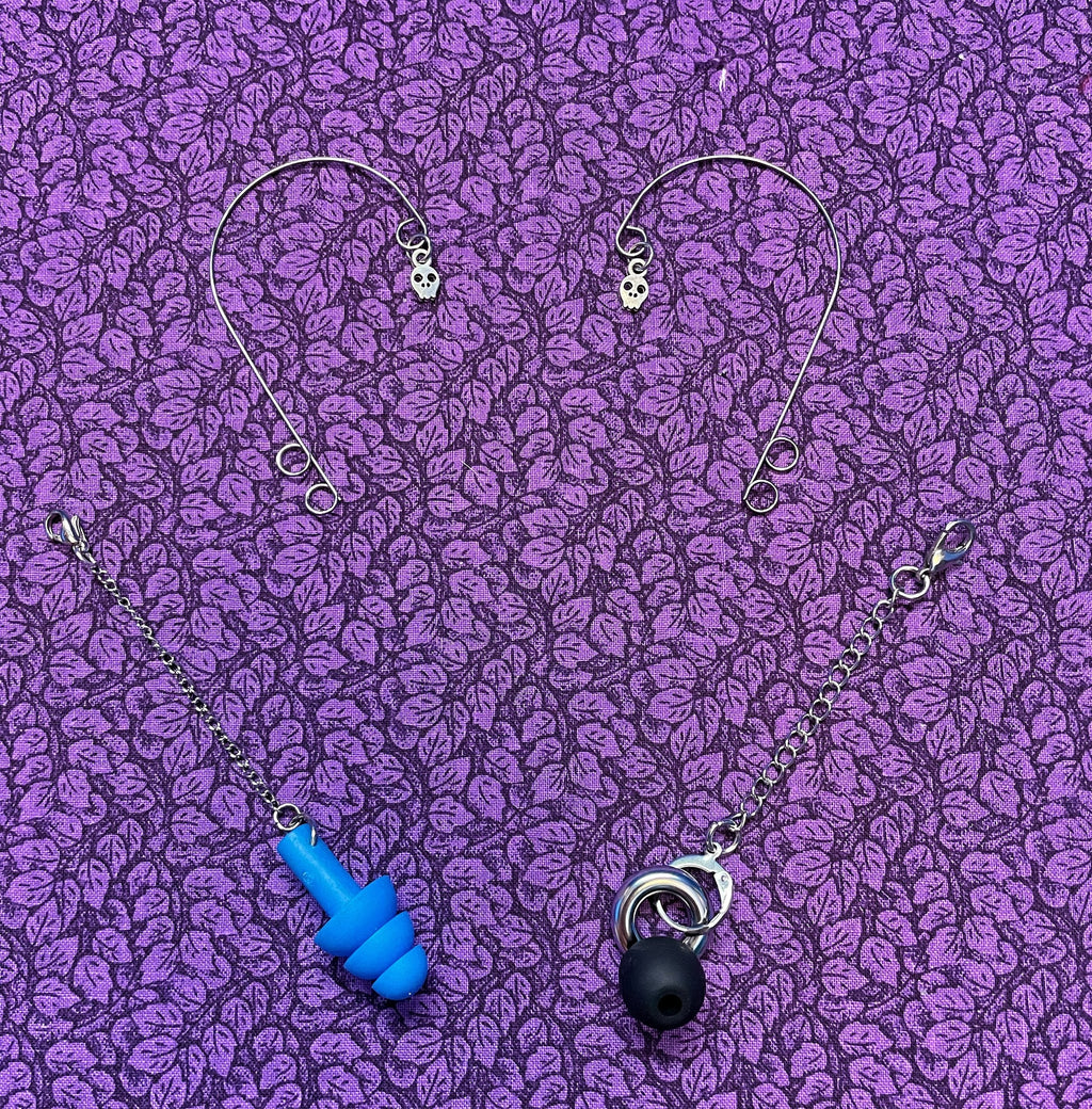 Boucles d'oreilles sensorielles minimalistes et légères - Portez-les sans oreilles percées - Argent 