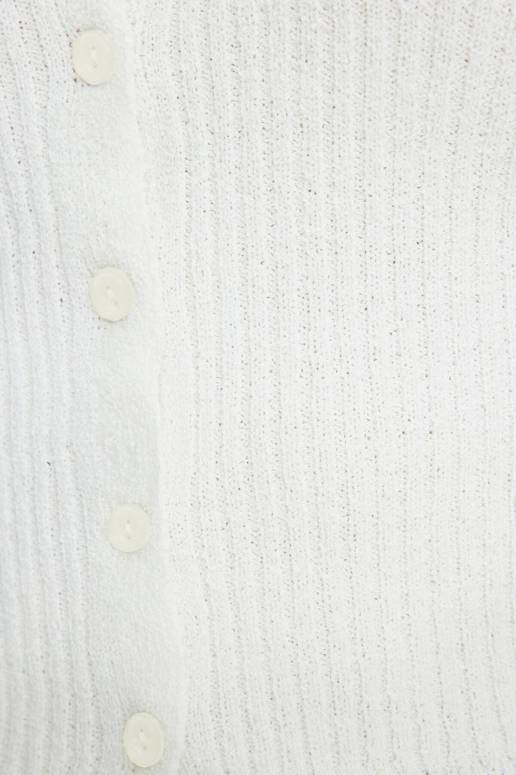 Mila Ribbed V Neck Cardigan