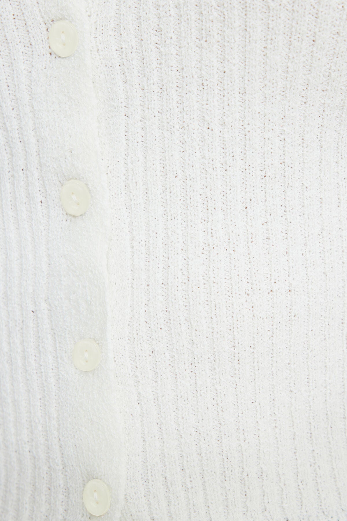 Mila Ribbed V Neck Cardigan