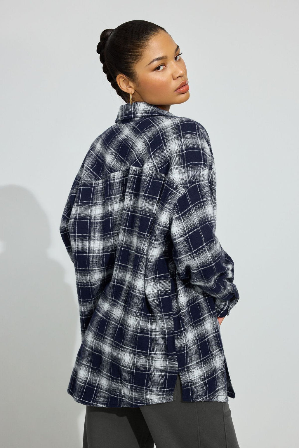 Chemise boutonnée à carreaux Noah