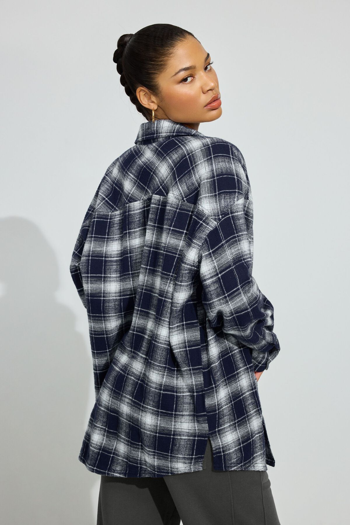 Chemise boutonnée à carreaux Noah