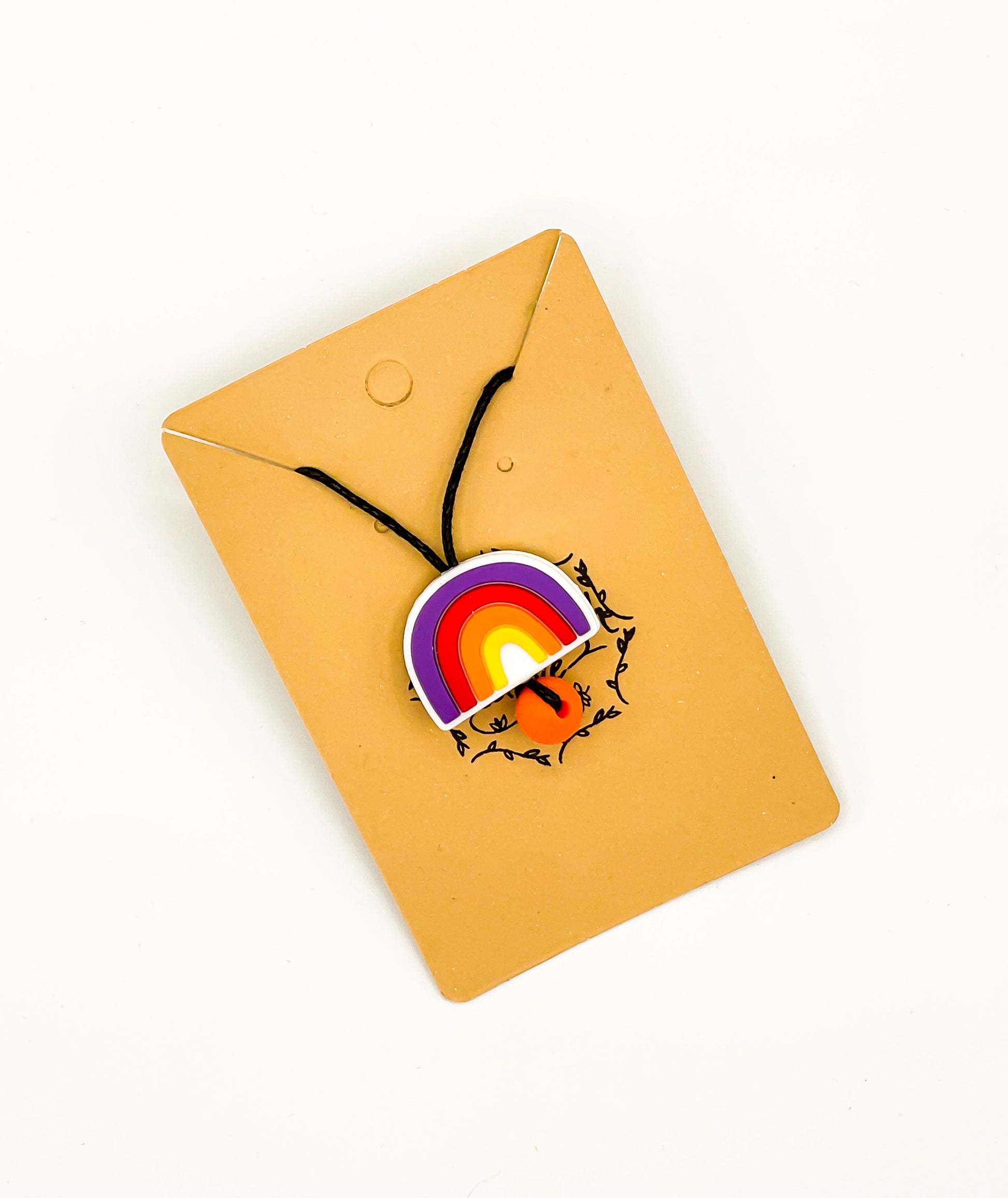 Collier à mâcher arc-en-ciel