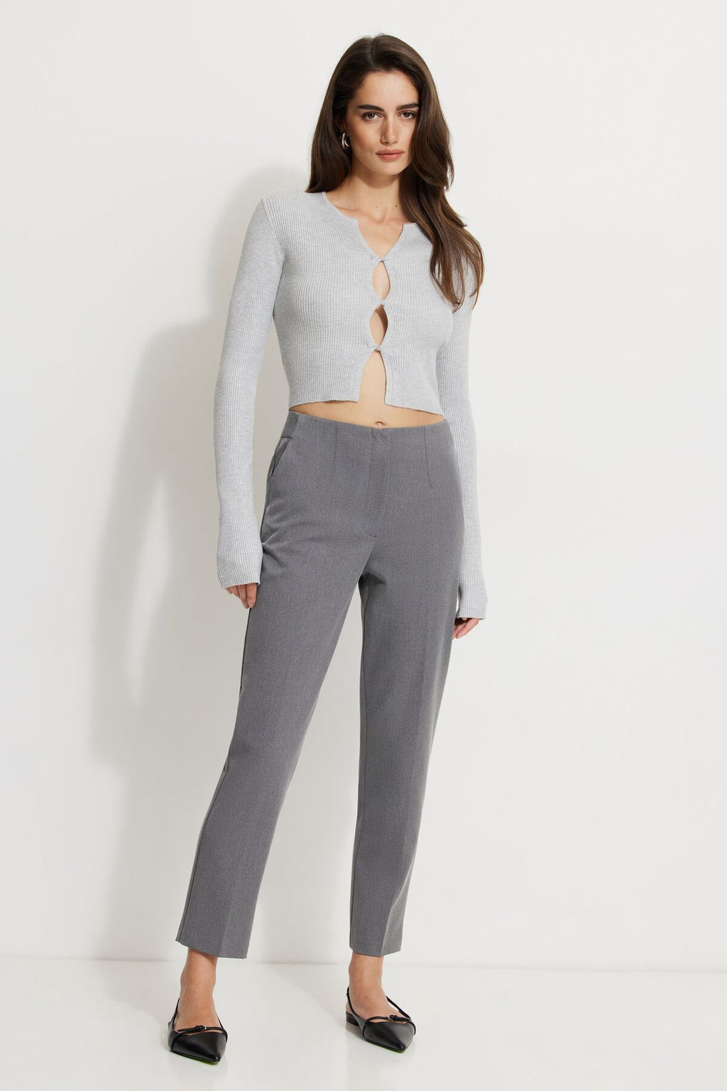 Pantalon slim tailleur Emily