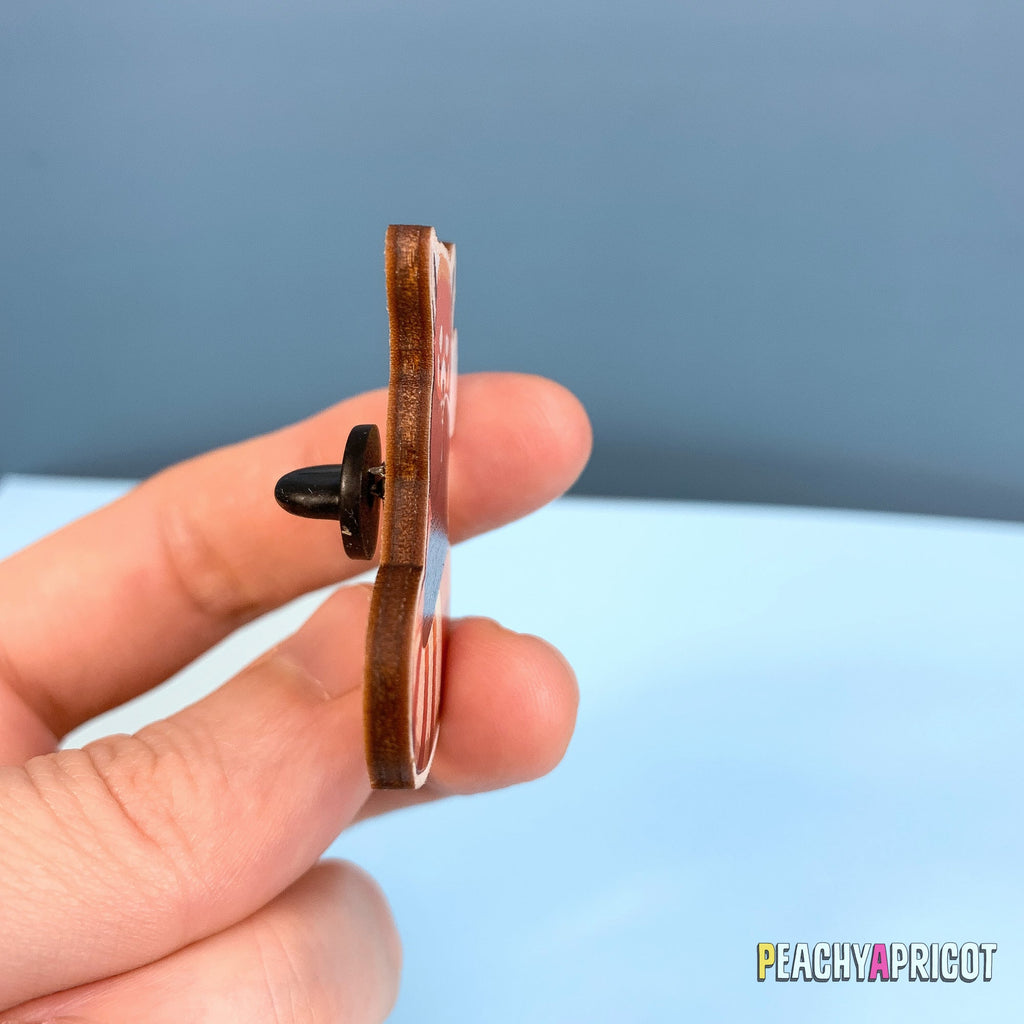 Pin's Panda roux