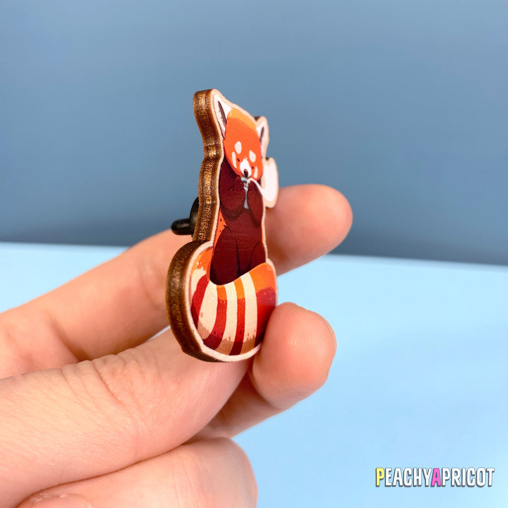 Pin's Panda roux