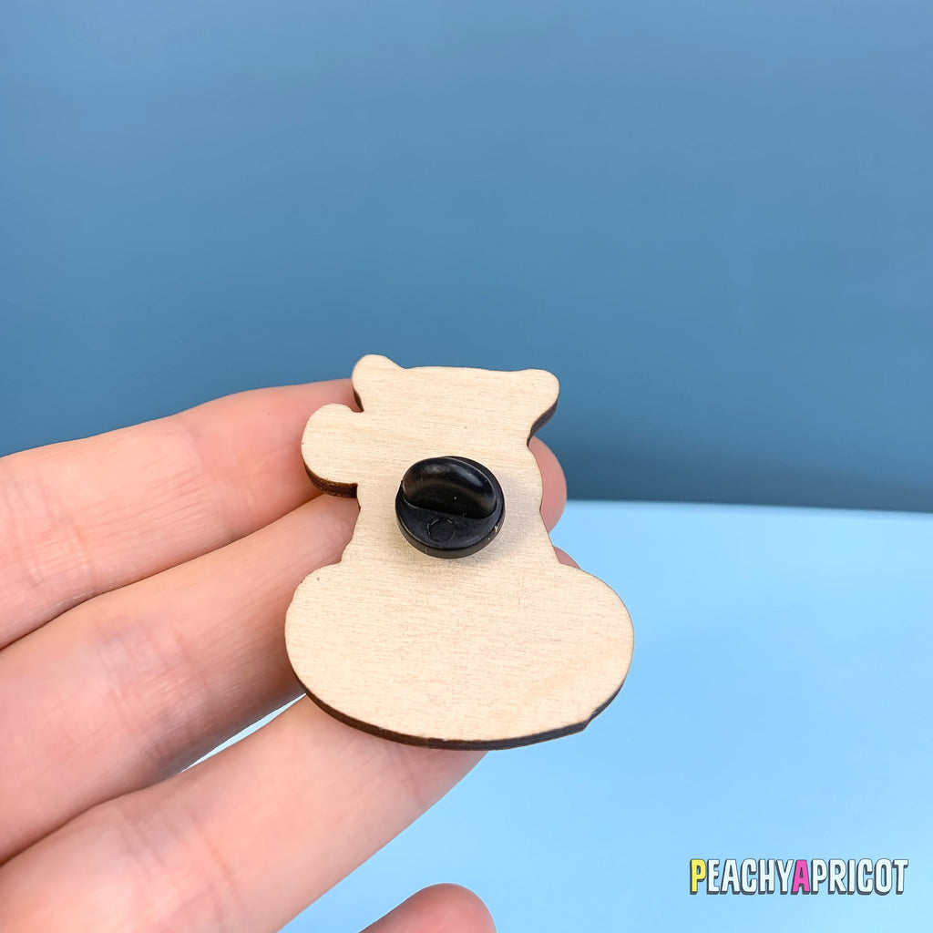 Pin's Panda roux