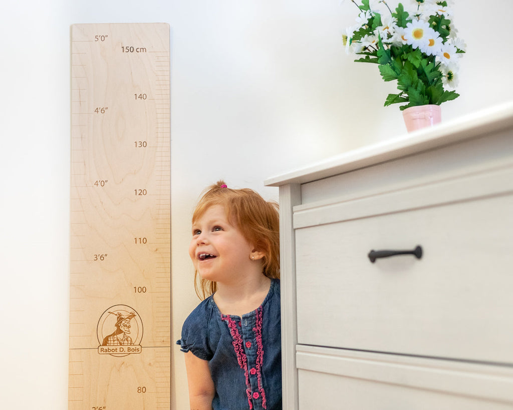 Wooden Measuring Ruler for Kids - Straight