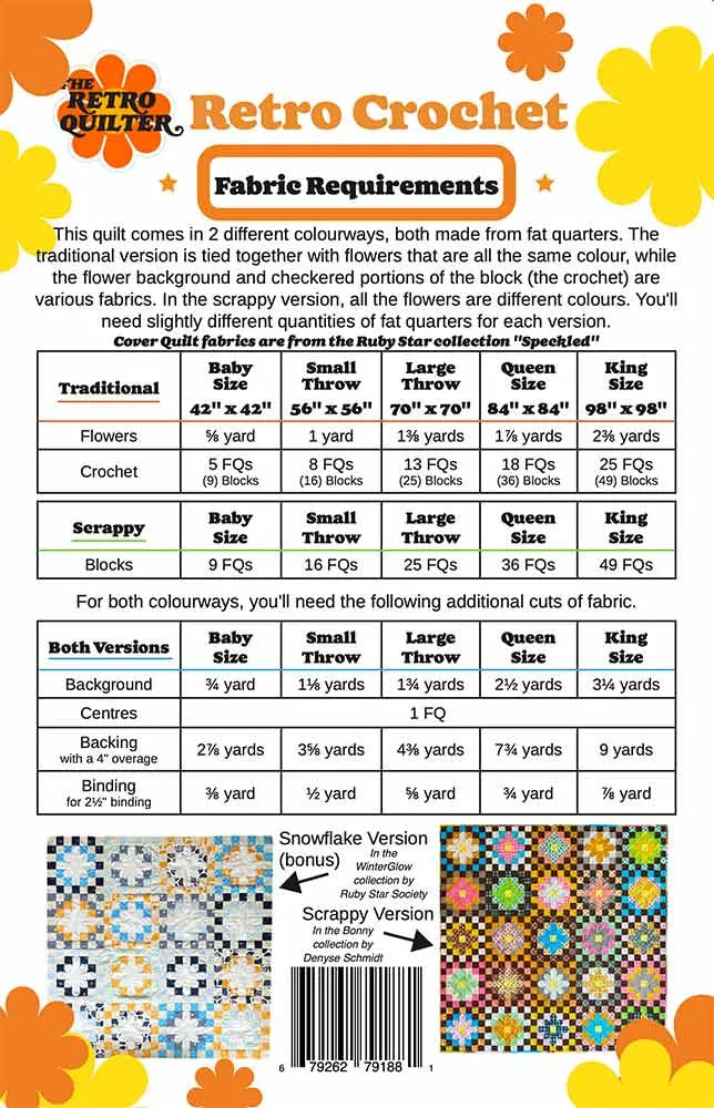 Retro Crochet Quilt Kit