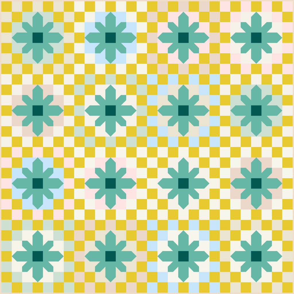 Retro Crochet Quilt Kit