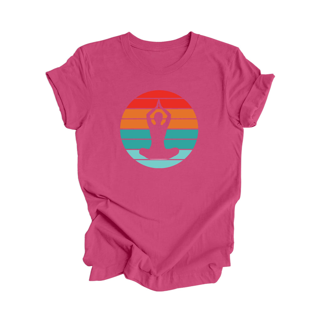 Retro Yoga - Yoga Gift, Meditation Shirt, Yoga T-shirt, Yoga Lover Gift, Yoga Teacher Shirt, Wellness Shirt, Self Care Shirt - Inspired X