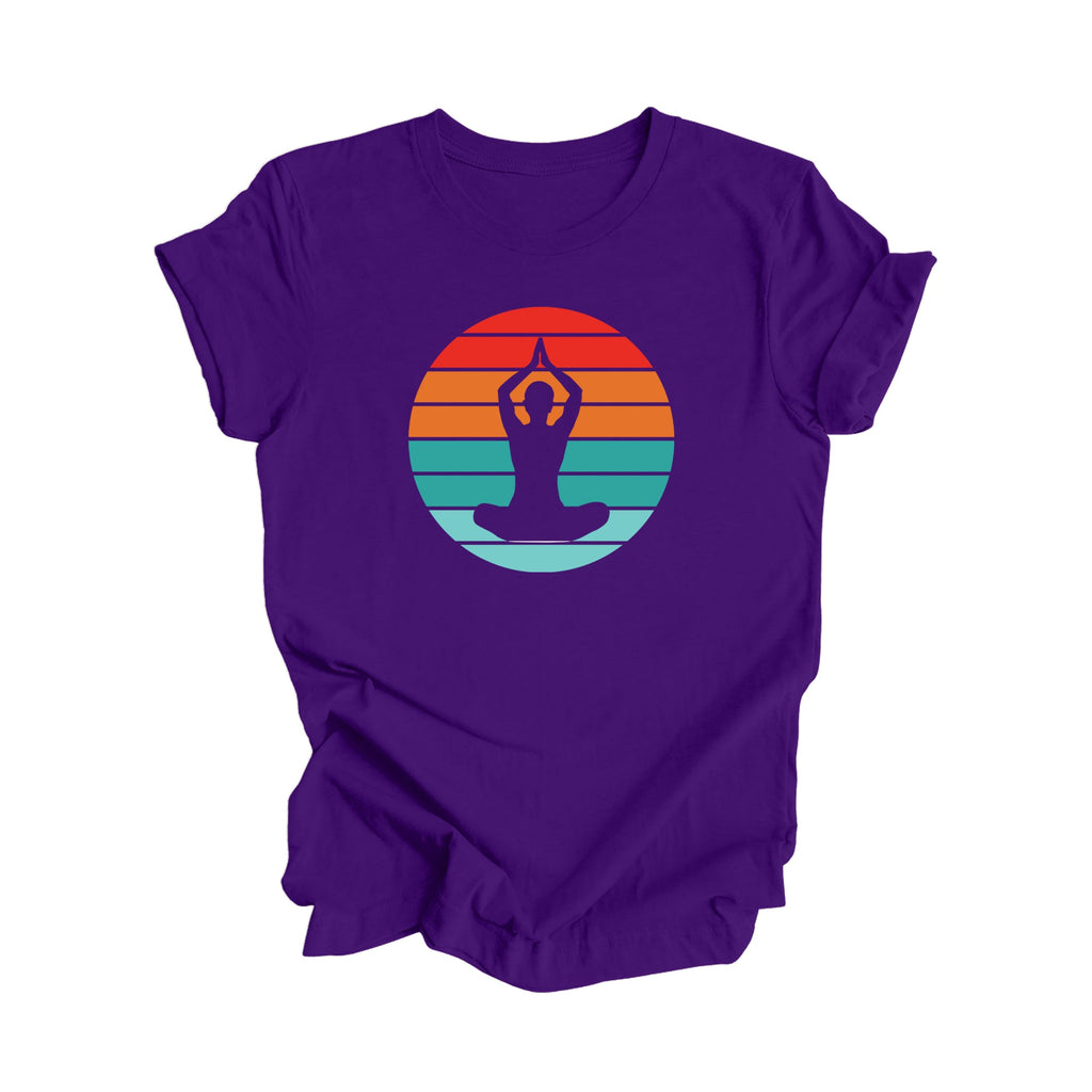 Retro Yoga - Yoga Gift, Meditation Shirt, Yoga T-shirt, Yoga Lover Gift, Yoga Teacher Shirt, Wellness Shirt, Self Care Shirt - Inspired X