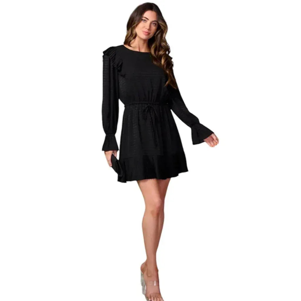 Short Dress with Long Sleeves