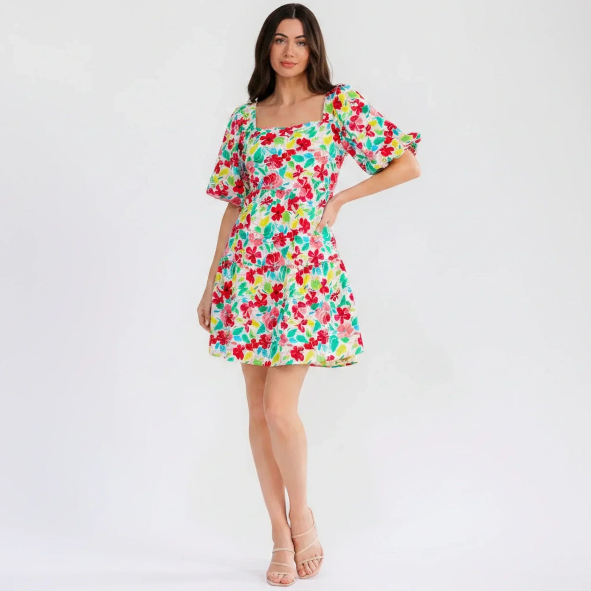 Puff Sleeve Dress