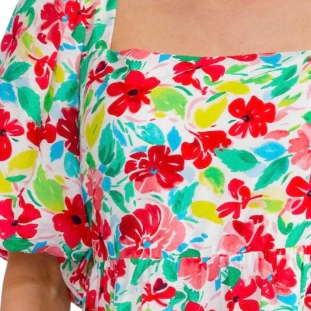 Puff Sleeve Dress