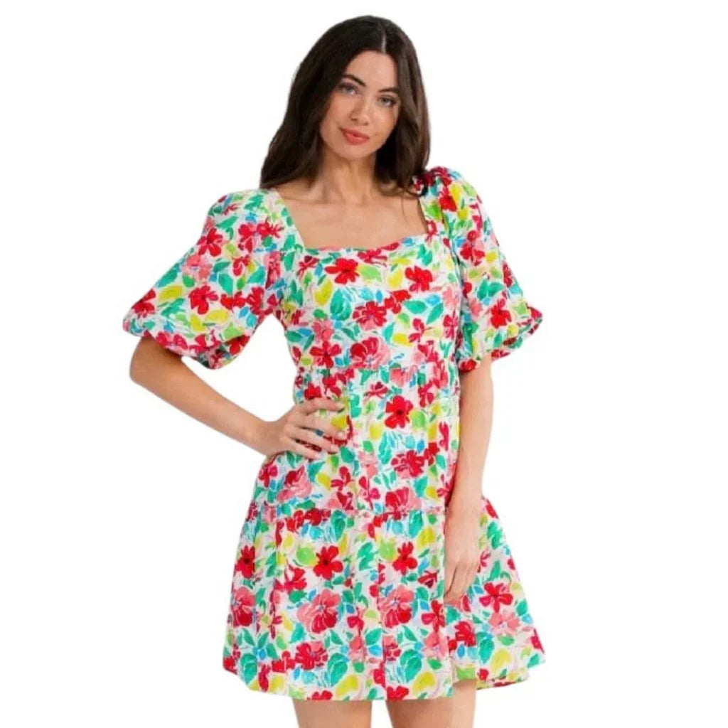 Puff Sleeve Dress