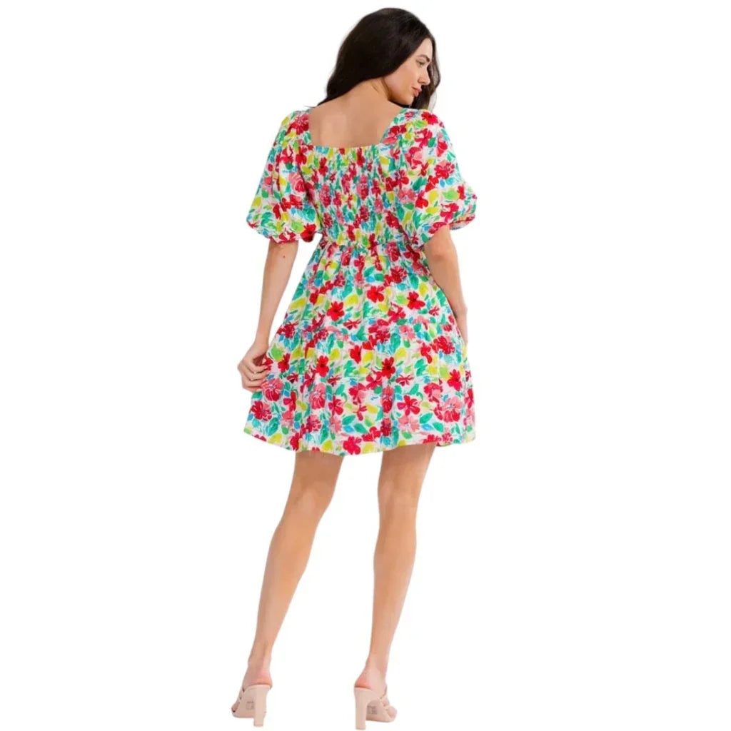 Puff Sleeve Dress