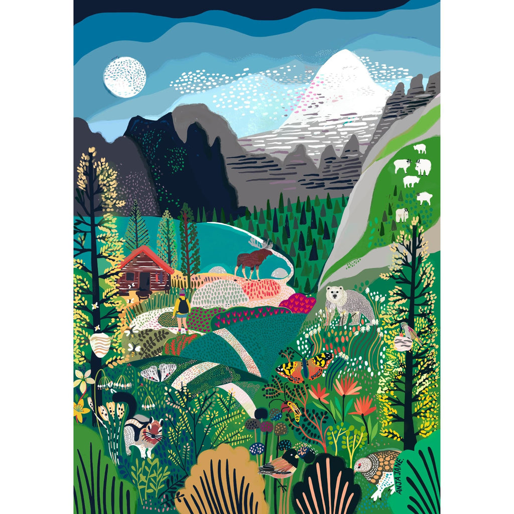 Rockies Explorer | 500-Piece Puzzle for Adults | Designed in Canada by Anja Jane