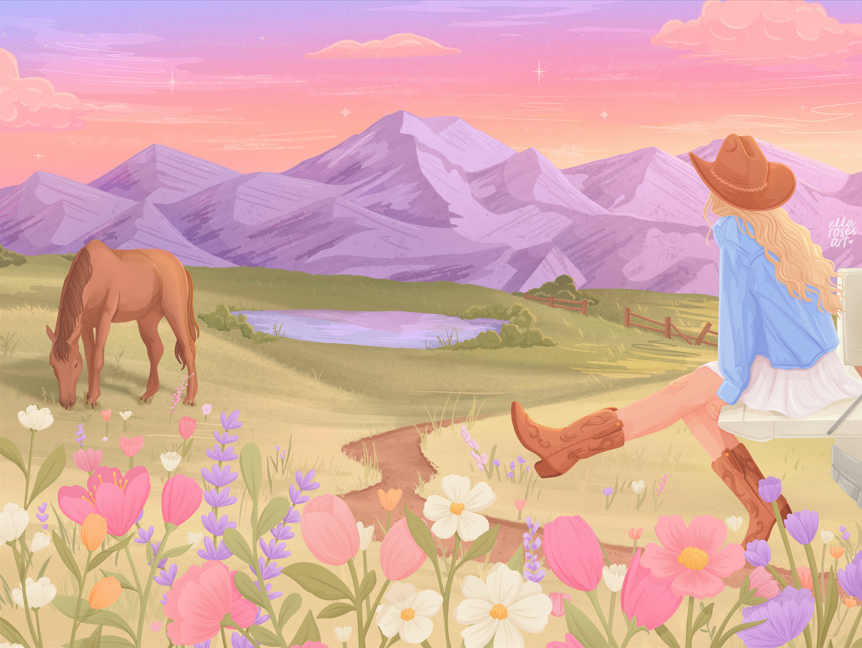 Rockies Meadow | 250 Piece Puzzle | Kids & Adults | Designed in Canada by Ella Madarash