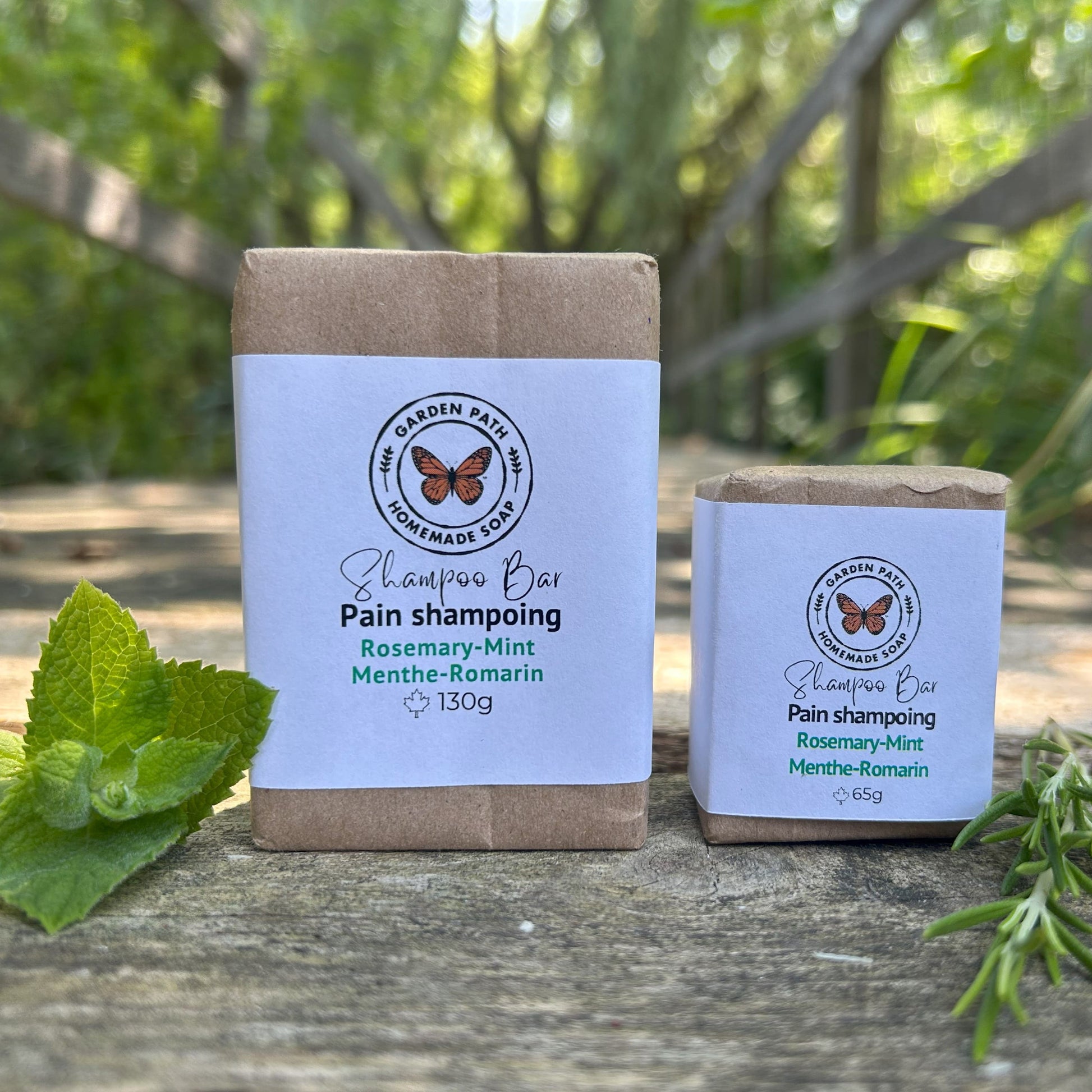 Rosemary Mint Shampoo Bar | 100% Natural Ingredients | Made with Beer