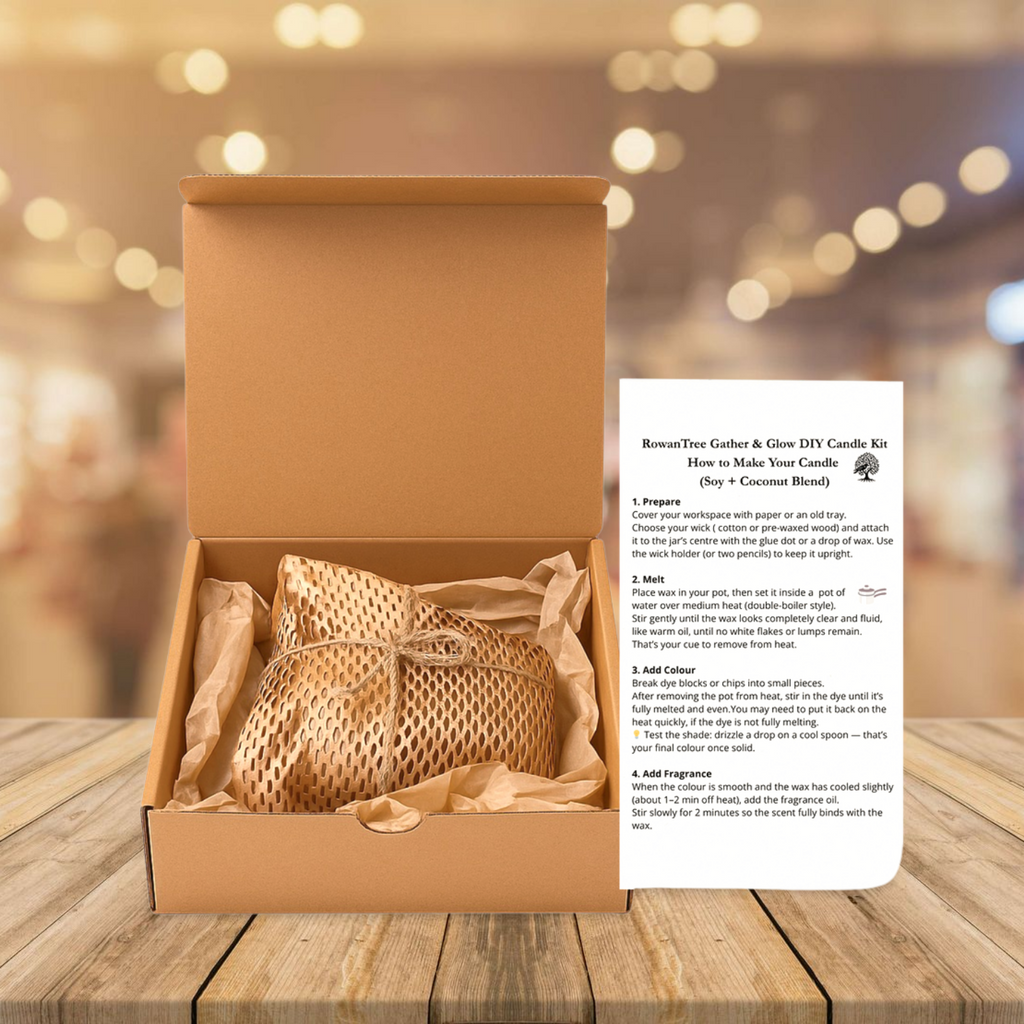 Gather &amp; Glow – Kit de fabrication de bougies Ember Cashmere